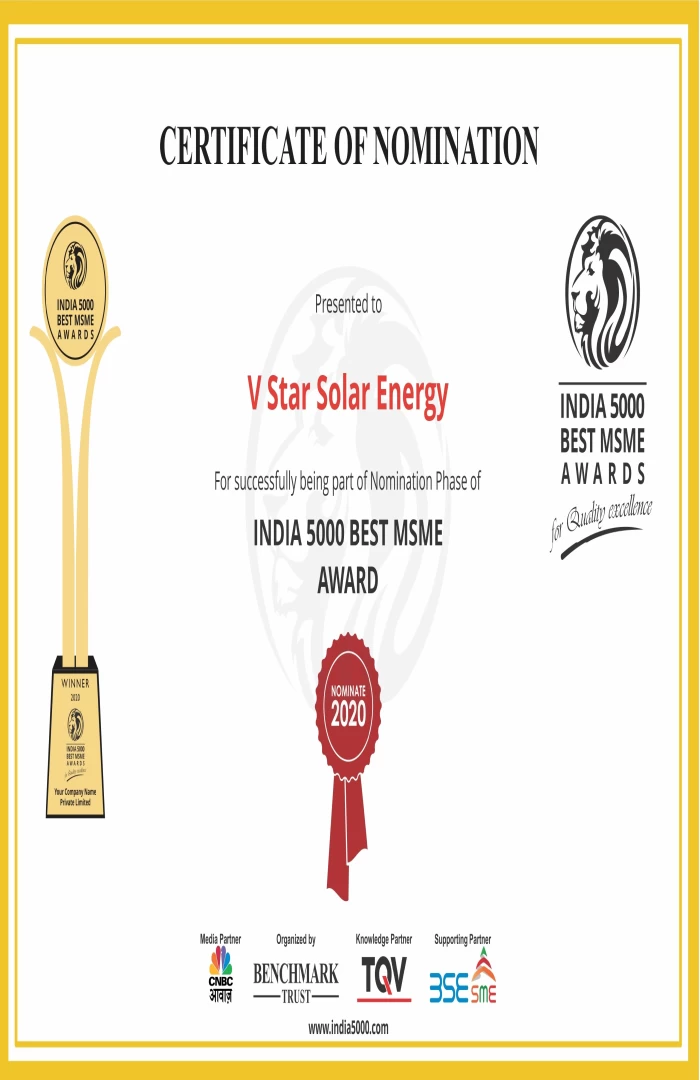 CERTIFICATE OF NOMINATION